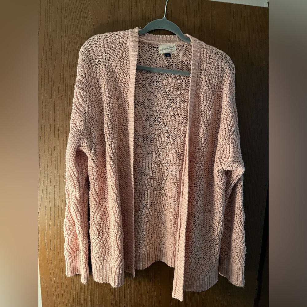 Light Pink Cardigan from Target Universal Thread Size Small